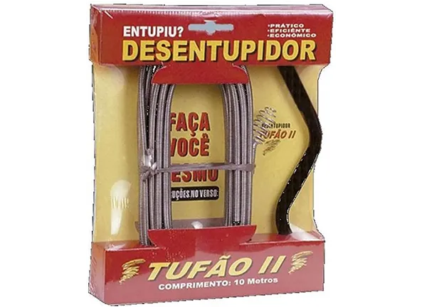 Preço para Desentupidor de Canos Tufão Profissional com Mola Rotativa 10m Pias, Vaso Sanitário e Calhas